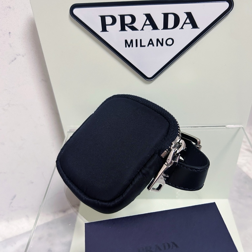Authentic Prada Black Tessuto Mini Ankle Pouch / Bag - Picture 10 of 12